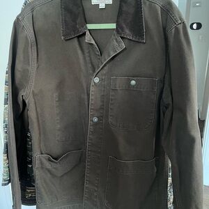 JCrew Wallace & Barnes Mens Brown Field Coat - Medium